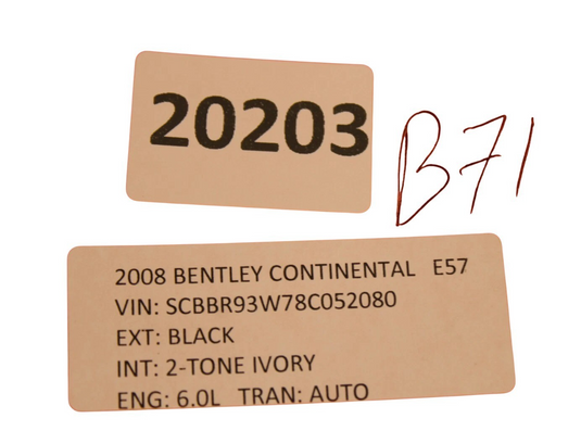 06-13 Bentley Continental Flying Spur Rear Fuel Filler Gas Tank Door Flap Oem