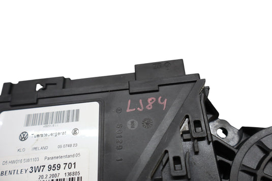 07-11 Bentley Continental GT Front Left Side Door Window Regulator Motor Oem