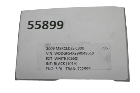 08-14 Mercedes C250 W204 C300 Rear Right Side Door Window Glass 2047350000 OEM
