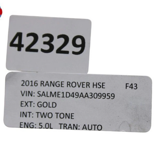 03-12 Land Rover Range Rover Lower Trunk Lid Liftgate Tailgate Hatch Shell Oem