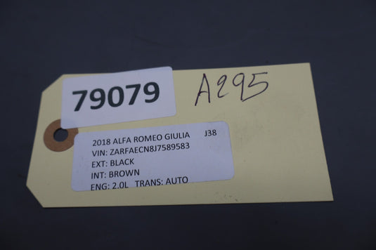 17-23 Alfa Romeo Giulia Front Left Side Dash Storage Compartment Bin Oem