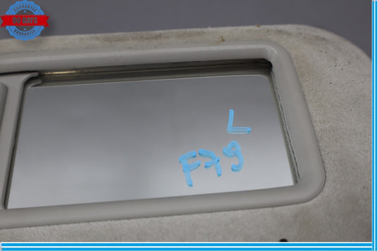 07-09 Lexus LS460 LS460L Front Left Drive Side Sunvisor Sun Visor Gray Oem