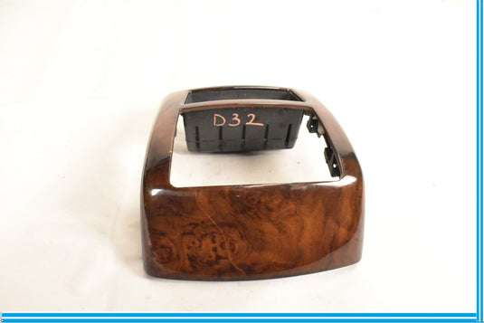 07-13 Mercedes W221 S400 S63 Center Console Rear AC Control Trim Bezel Wood OEM 