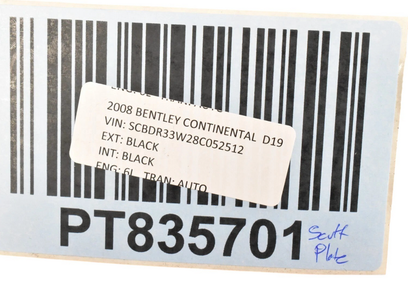 Load image into Gallery viewer, 03-12 Bentley Continental GTC Speed Left Side Door Step Sill 3W3863381E Oem
