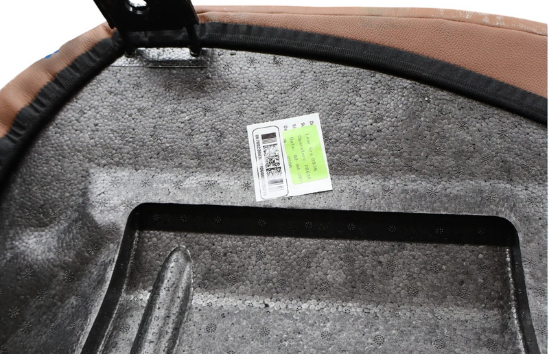 Load image into Gallery viewer, 14-17 Maserati Ghibli M157 Rear Seat Cushion Lower Bottom Brown 06700242120 Oem
