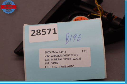 04-10 BMW 645Ci 650i Front Left Door Corner Logic 7 Tweeter Speaker Oem