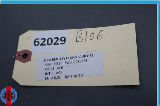 06-12 Bentley Continental Flying Spur Front Left Seat Control Module 3D0959760C