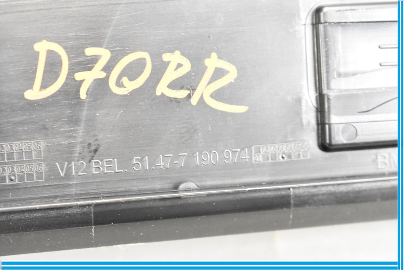 Load image into Gallery viewer, 09-15 BMW 750LI F01 F02 Rear Right Passenger Side Door Sill Scuff Step Plate Oem
