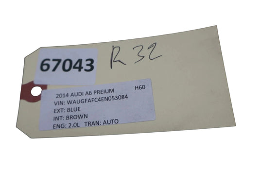 12-18 Audi A6 Front Right Side Seat Occupant Sensor Control Module Unit Oem