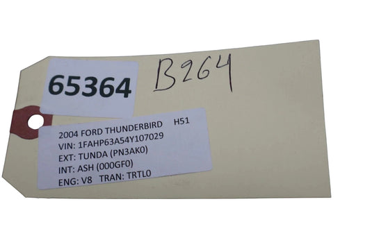 02-05 Ford Thunderbird Front Right Dash Panel Cover End Cap Lid 1W6X-7604480 OEM