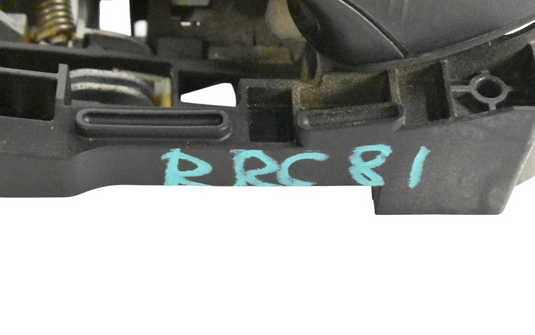 09-15 BMW 750i 750Li Rear Right Side Exterior Door Handle W/ Bracket Black Oem