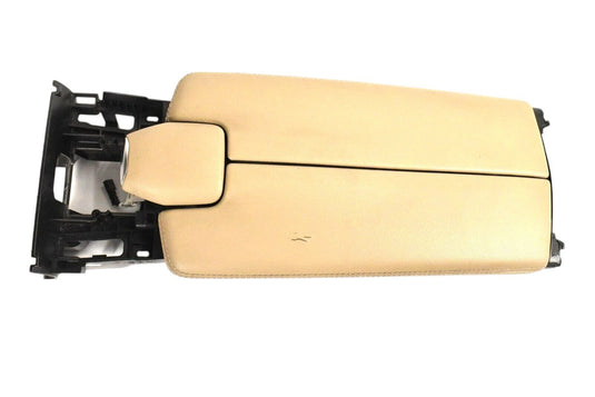 10-13 Mercedes W218 CLS550 Center Console Armrest Arm Rest Cover Beige Oem