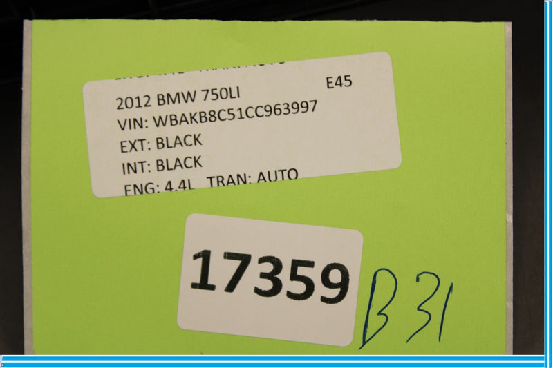 Load image into Gallery viewer, 09-15 BMW 750Li F01 Rear Right Side Door Sill Scuff Plate Trim Cover Panel Oem
