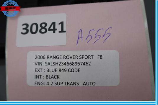 06-09 Land Rover Range Rover Sport Boot Storage Trim Lid Cover Oem