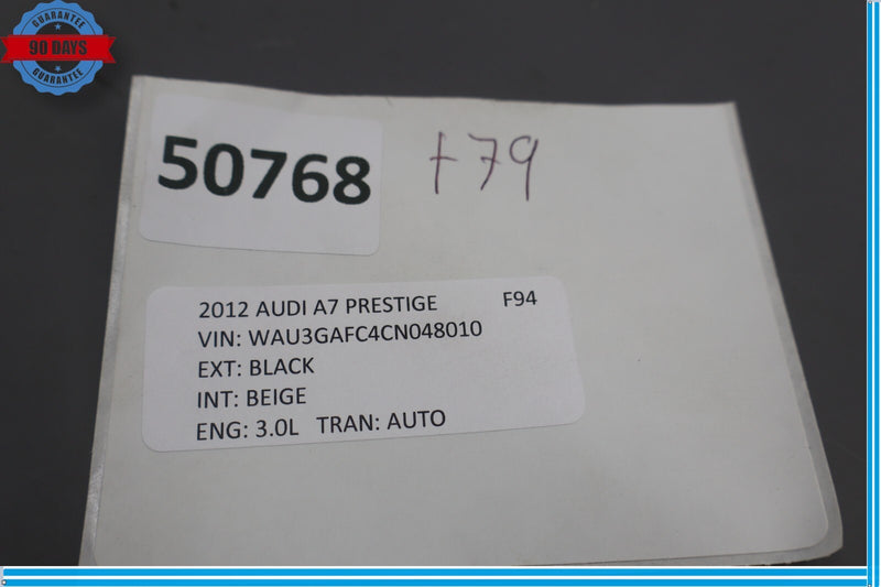 Load image into Gallery viewer, 12-15 Audi A7 Quattro Rear Right Side Upper D Pillar Cover Trim Panel Cover Oem
