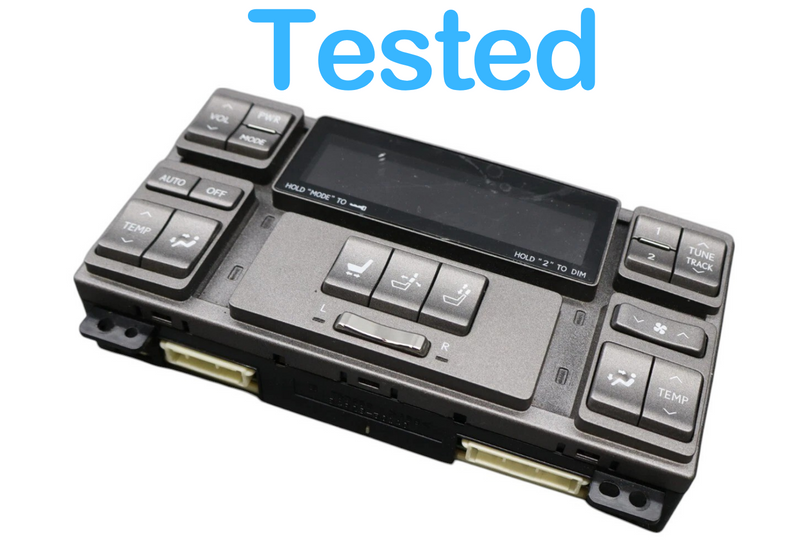 Load image into Gallery viewer, 07-09 Lexus LS460 LS460L Rear Seat Temperature Climate Control Dash A/C Oem
