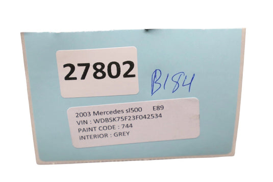 03-08 Mercedes R230 SL500 SL55 SL600 Right Side Door Audio Speaker Bose OEM