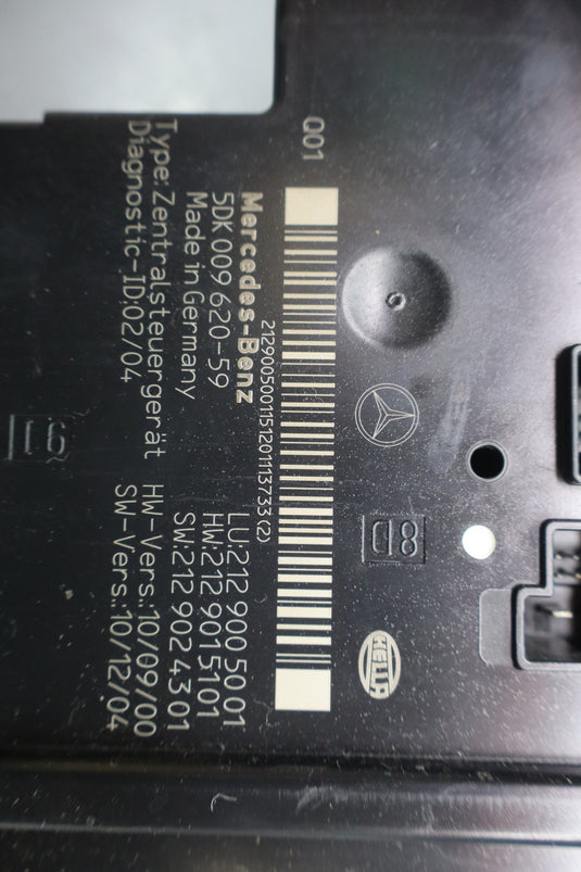 10-18 Mercedes W218 CLS550 E350 Rear SAM Relay Fuse Box Module 2129005001 Oem