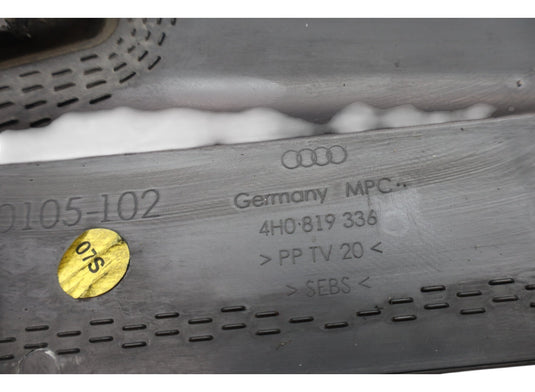 11-18 Audi A8 A8L Quattro Right Side Rain Tray Water Deflector Cover Trim Oem