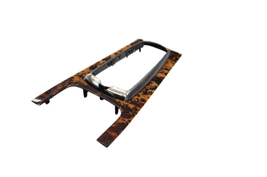 10-15 Jaguar X150 XK XKR Center Console Shifter Bezel Trim Wood Grain Oem