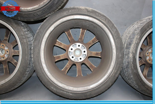 05-12 Maserati Quattroporte M139 Front R19" 9 Spoke Wheel Set 19x10.5J Oem