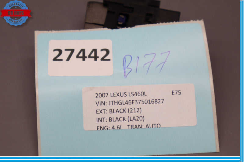 Load image into Gallery viewer, 07-12 Lexus LS460 LS460L Instrument Cluster Trip Reset Switch Button Black Oem
