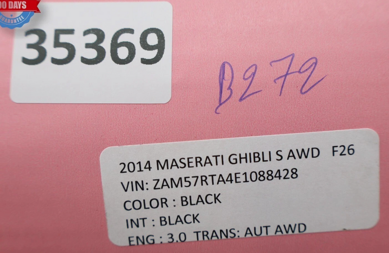 Load image into Gallery viewer, 14-17 Maserati Ghibli Front Center Dash Navigation Display Frame Cover Trim Oem
