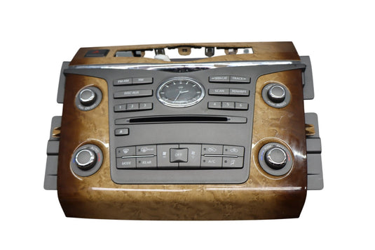 11-17 Infiniti QX56 QX80 Radio Heater A/C Control Panel Audio & Temperature Oem