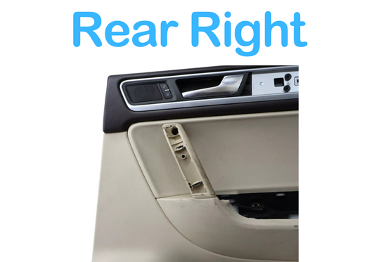 11-14 Volkswagen Touareg Rear Right Passenger Side Interior Door Panel Trim Oem