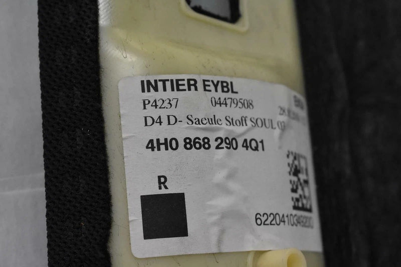 Load image into Gallery viewer, 13-18 Audi S8 Rear Right Upper Overhead Interior Trim Moulding Panel Black OEM
