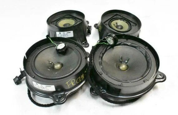 00-06 Mercedes W215 CL600 Complete Door Audio Sound Speakers Set of 4 OEM
