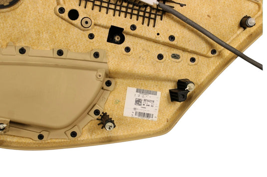 12-18 BMW 320i 328i F30 Rear Left Driver Side Interior Door Panel Beige OEM