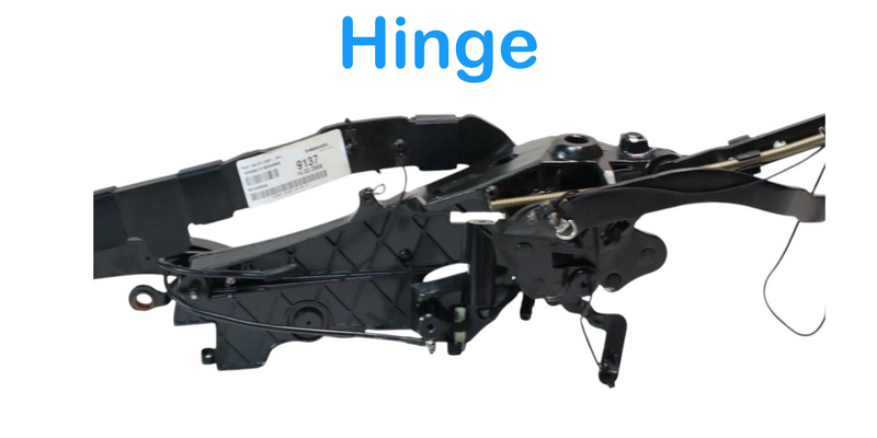 Load image into Gallery viewer, 07-08 VW Volkswagen EOS Right Passenger Side Convertible Top Hinge oem
