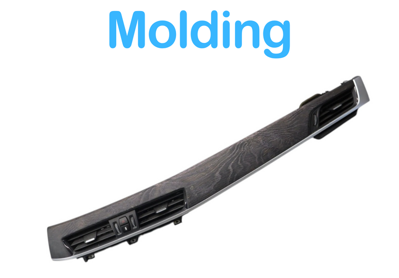 Load image into Gallery viewer, 16-22 BMW X1 Dash Dashboard Right Bezel Molding &amp; Ac Air Vent Grille Oem
