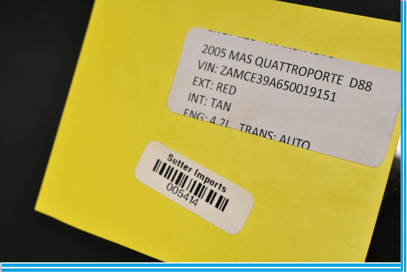Load image into Gallery viewer, 04-08 Maserati Quattroporte Sunroof Sun Roof Sliding Window Glass Oem
