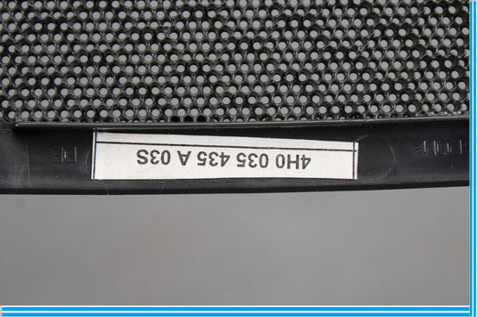 11-17 Audi A8 Quattro Rear Shelf Center Speaker Cover Grille Grill Oem