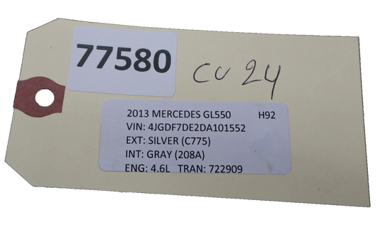 13-16 Mercedes X166 GL450 GL550 Rear Left Driver Side 3RD Row Seat Assembly Oem