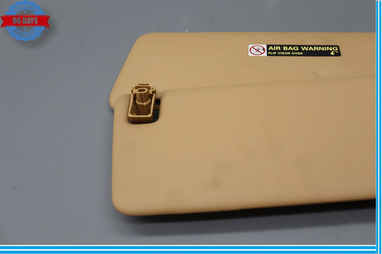 08-10 Porsche Cayenne Right Passenger Side Interior Sun Visor 7L5857552 Tan Oem