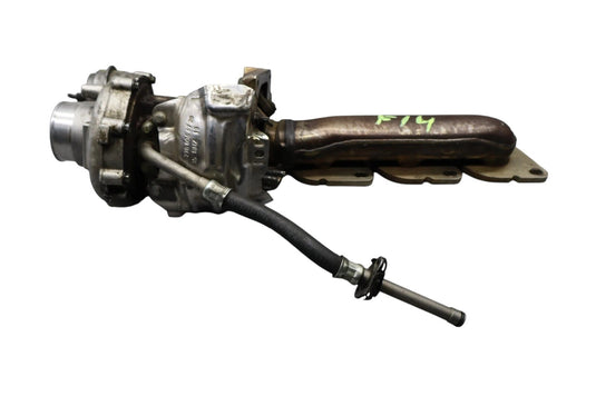 11-20 Mercedes GL550 M278 Left Side Turbocharger Turbo Charger Manifold Oem