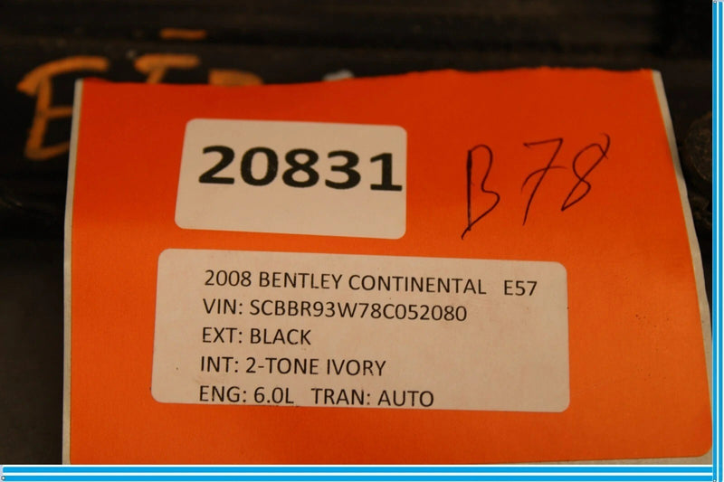 Load image into Gallery viewer, 03-13 Bentley Continental GT GTC Flying Spur Top Center Engine Cover Plate OEM
