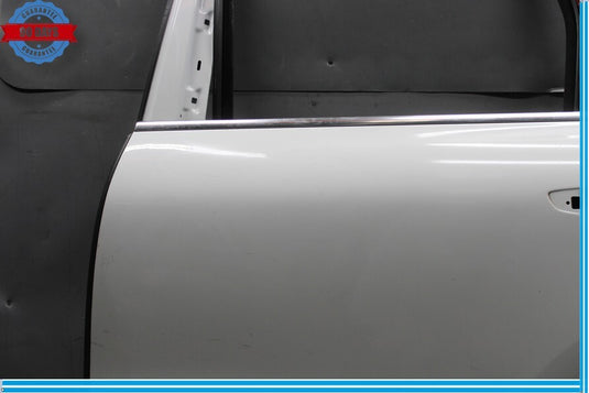 11-18 Porsche Cayenne 958 Rear Left Driver Side Door Shell White Oem