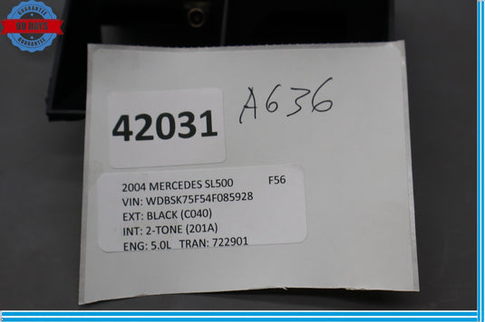 03-08 Mercedes R230 SL500 SL550 Keyless Entry Antenna Amplifier Module Unit Oem