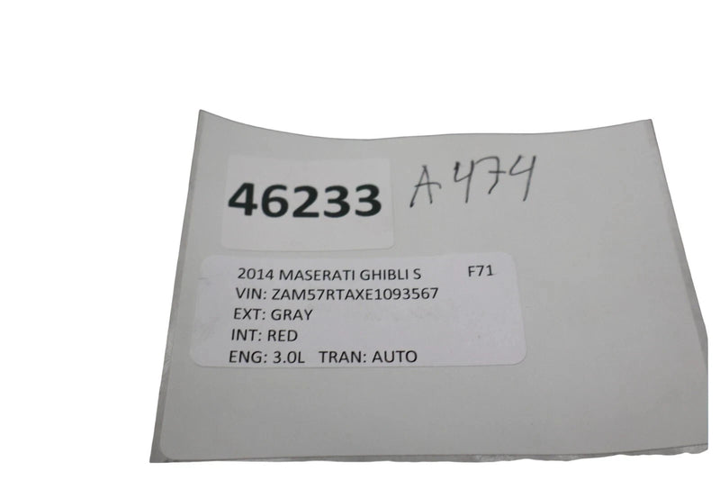 Load image into Gallery viewer, 14-20 Maserati Ghibli Automatic Gear Shifter Shift Knob Handle 670011603 Oem
