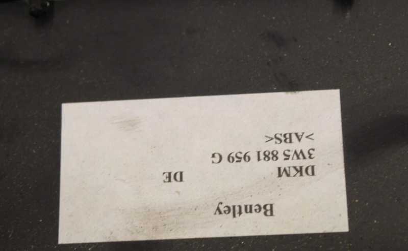 Load image into Gallery viewer, 06-13 Bentley Continental Front Left Driver Side Seat Back Trim Cover Panel Oem
