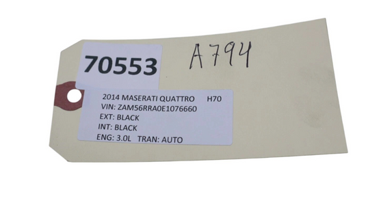 14-17 Maserati Quattroporte Front Right Door Panel Bezel Molding Trim Oem