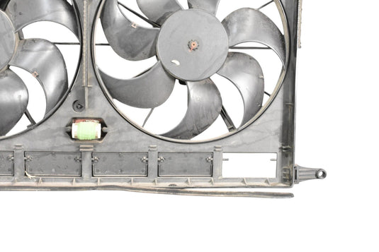 04-10 Maserati Quattroporte M139 Engine Cooling Radiator Dual Fan Shroud Oem