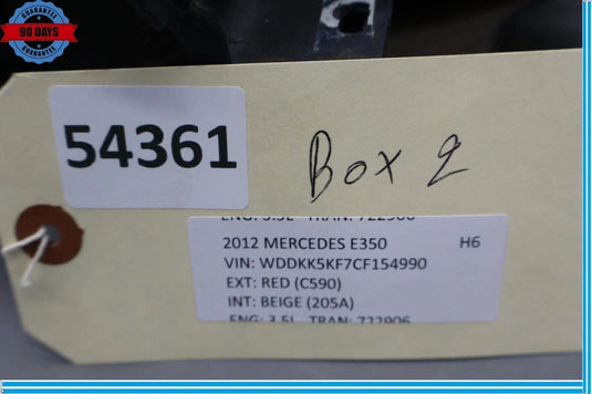 10-13 Mercedes W207 E550 E350 DASH Dashboard Glove Box Compartment Oem