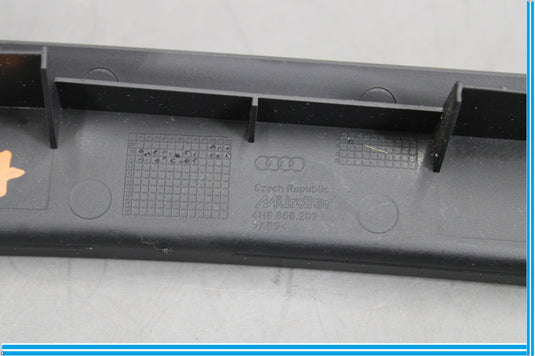 11-18 Audi A8 Front Left Driver Side A Pillar Middle Trim Cover Panel Black Oem