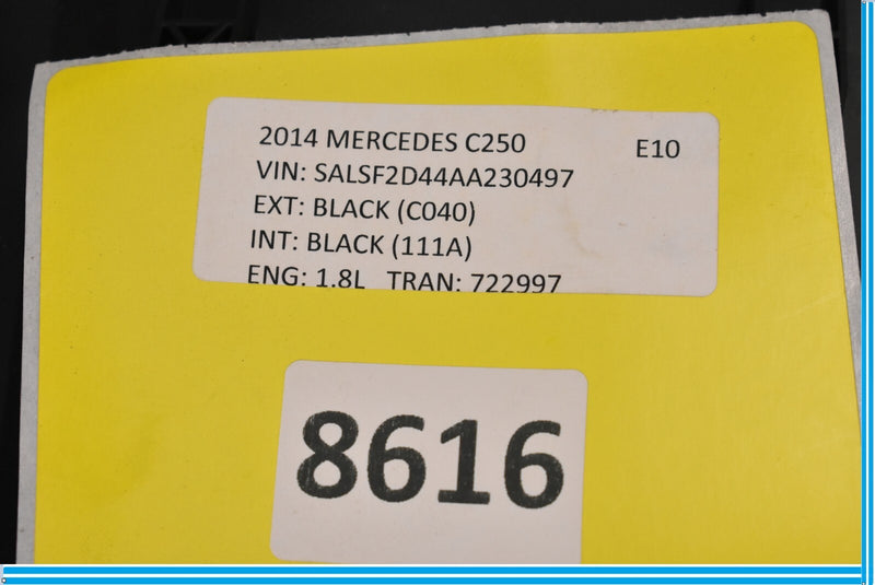 Load image into Gallery viewer, 10-17 Mercedes W204 C250 C350 Left Driver Side Back Panel Seat Cover Oem
