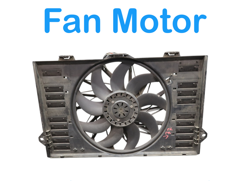 Load image into Gallery viewer, 10-16 Porsche Panamera 970 Engine Cooling Radiator Fan Motor Assembly Oem
